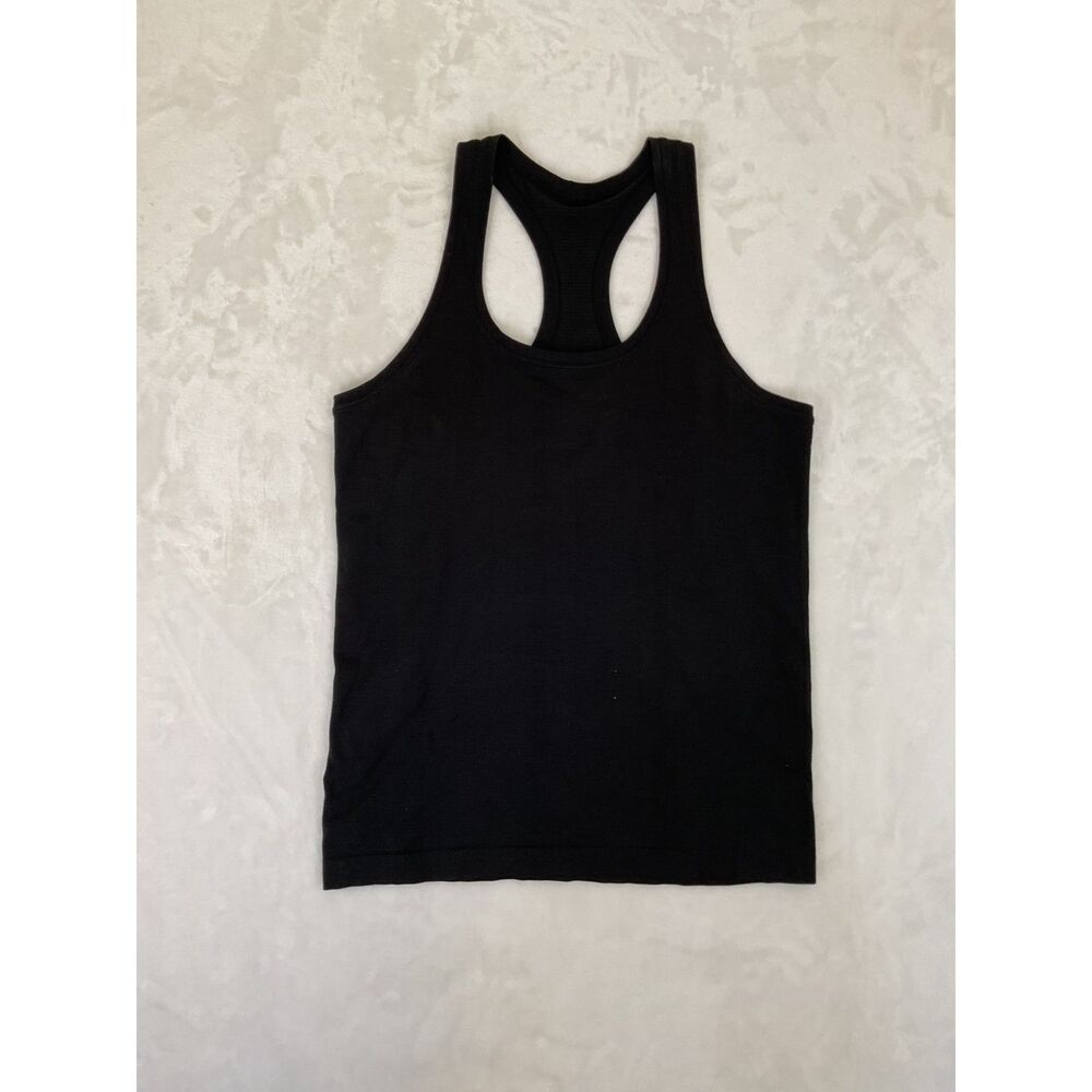Lululemon Swiftly Tech Racerback Tank Top 2.0 Black Athletic Shirt Size M